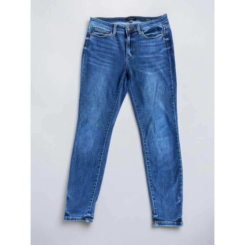 Judy Blue Skinny Fit Jeans Medium Wash Denim Womens 13/31 JB82252MD